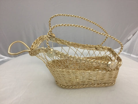 Gold Metal Basket