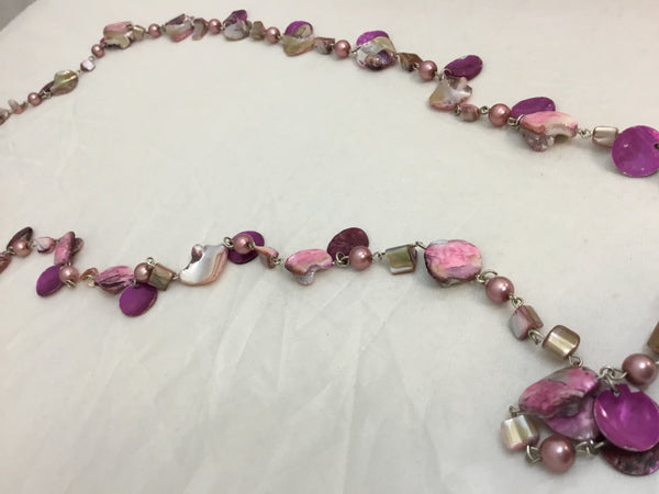 Long Pink Necklace