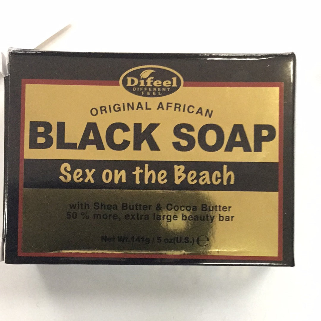 Black soap sex on the beach