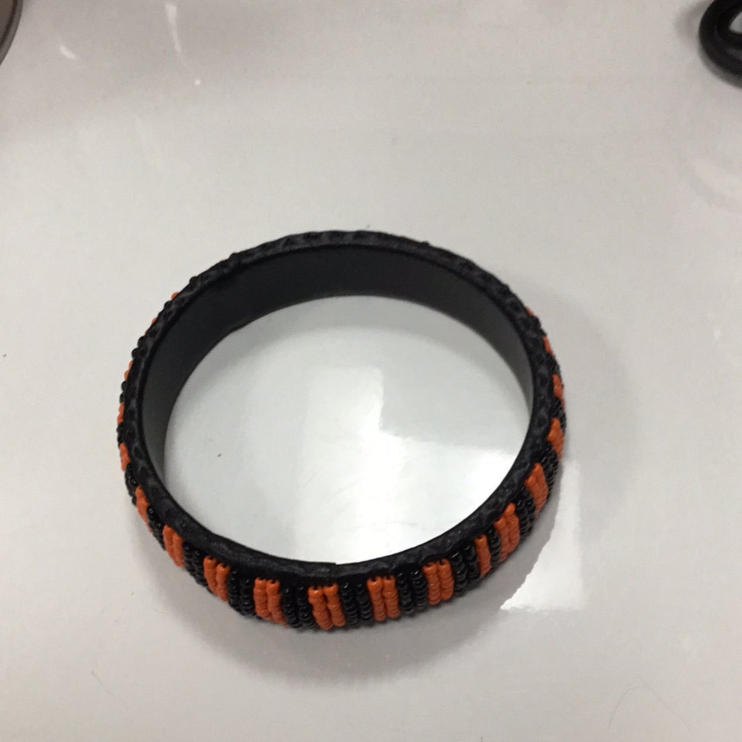 Black and Orange Bracelet