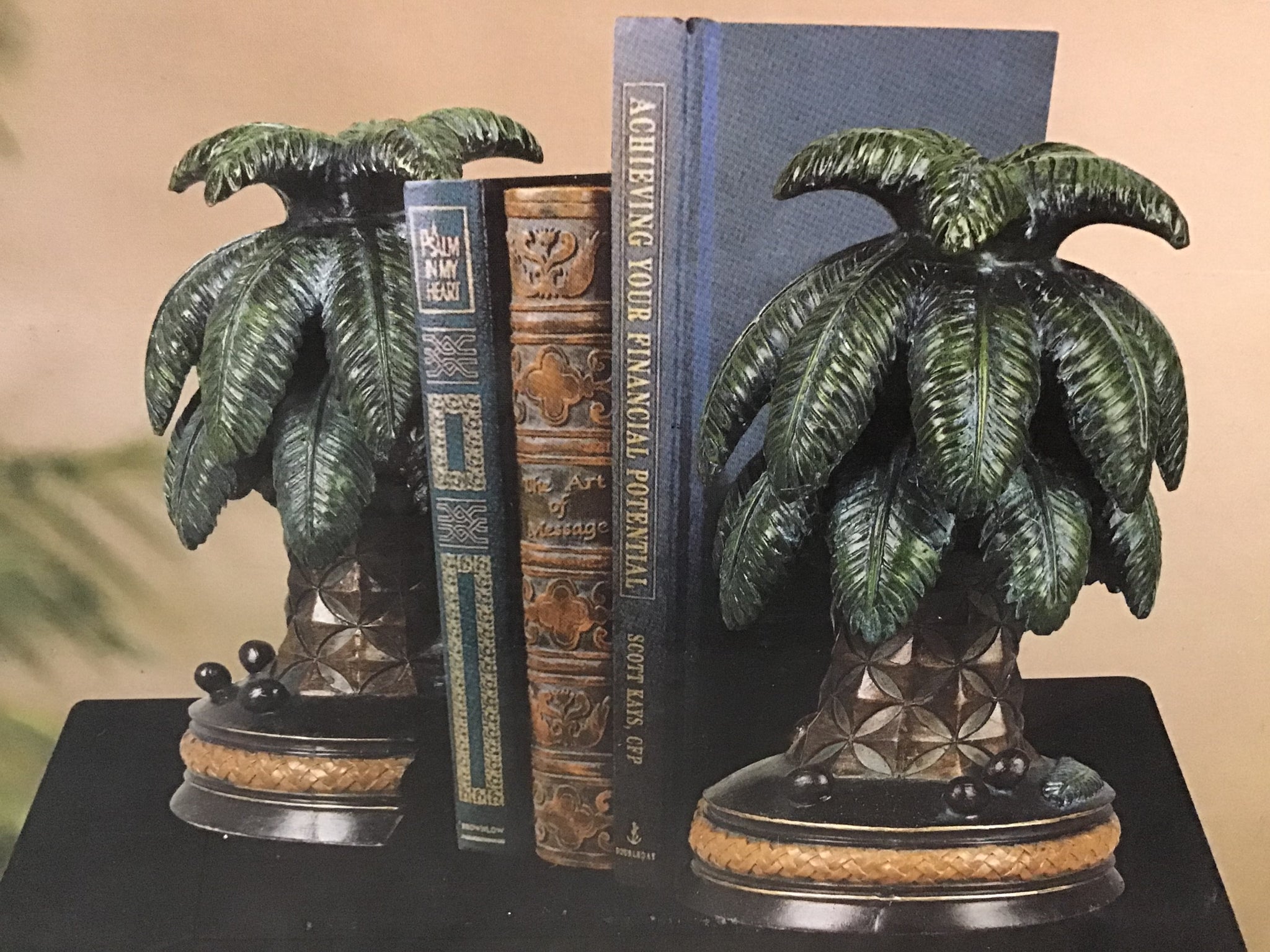 Palm Tree Book Ends