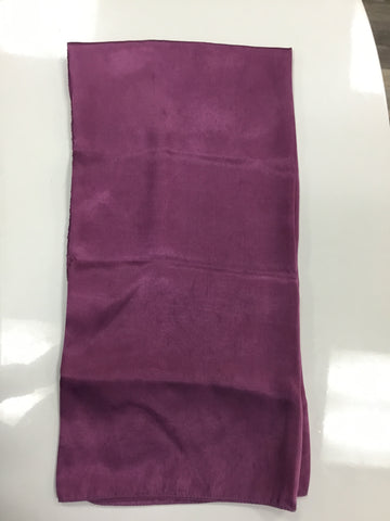 Purple plum satin scarf