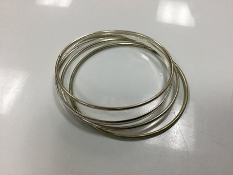 Silver like bracelet set