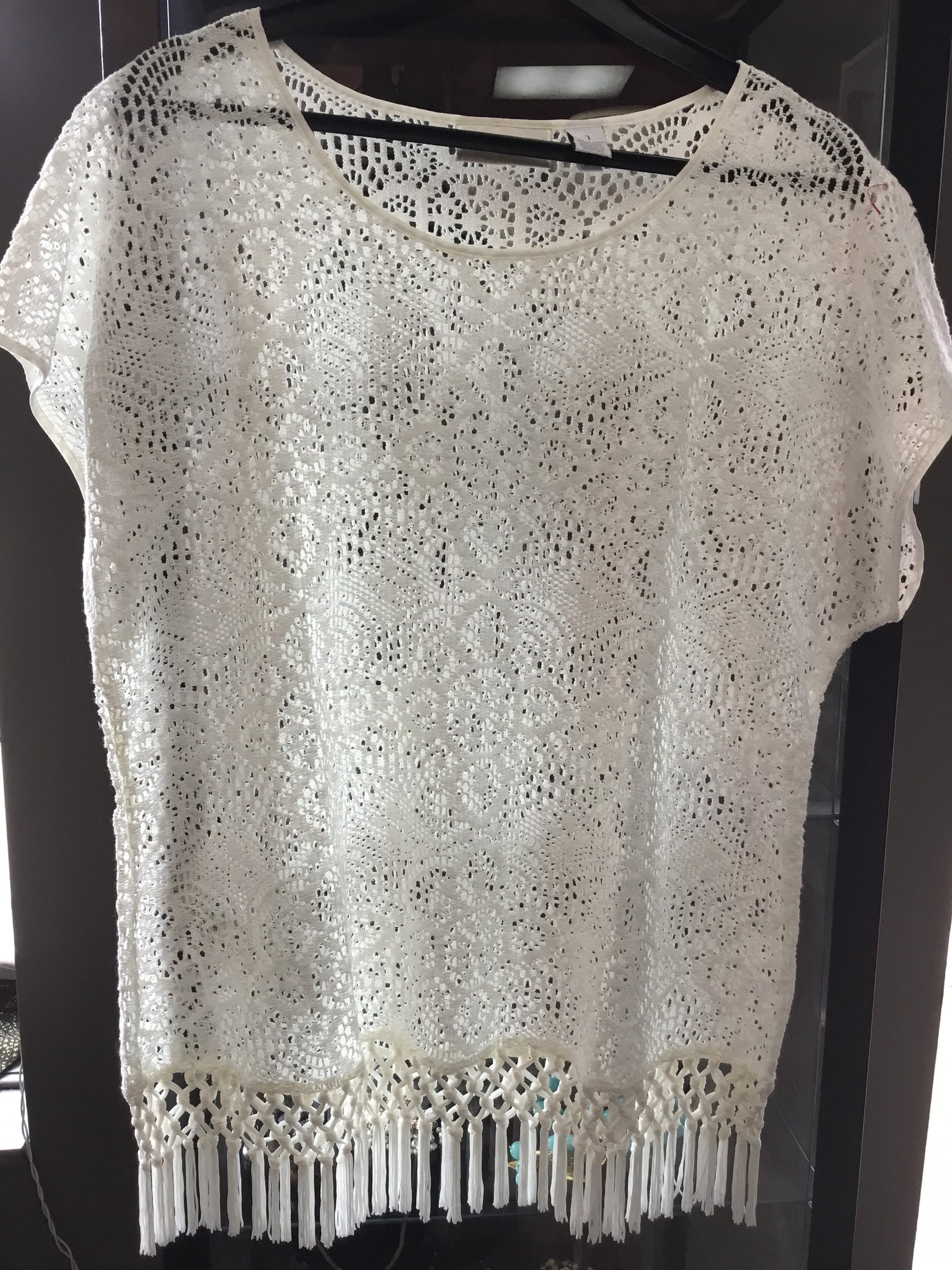 Ivory crochet top