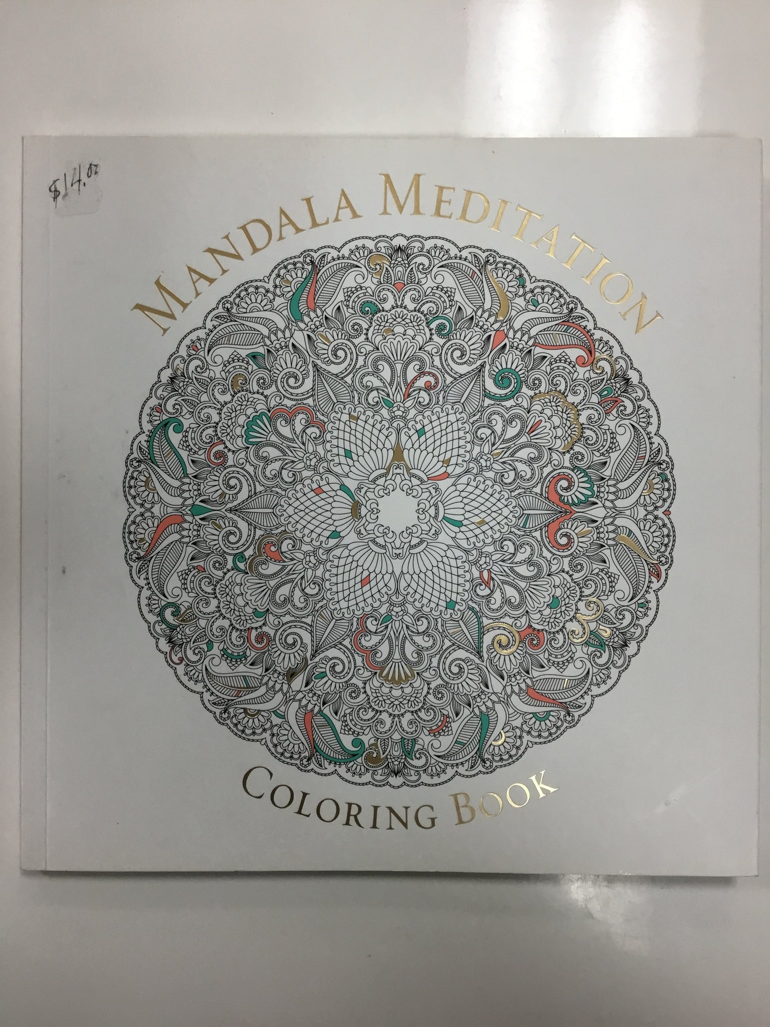 Mandala meditation coloring book