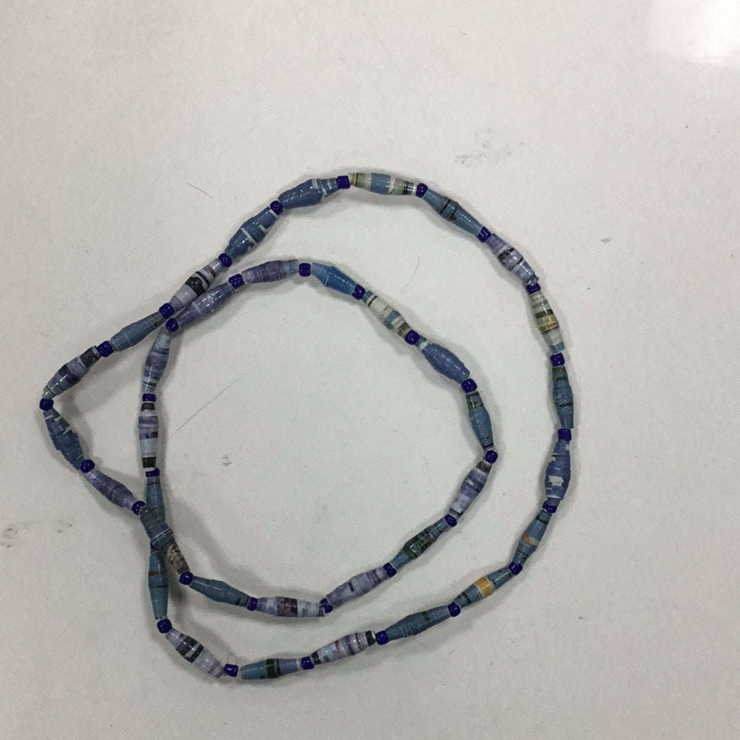 Blue Kenya beads