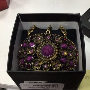 Purple Bracelet and Ring Set