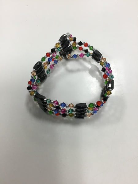 Colourful beaded necklace
