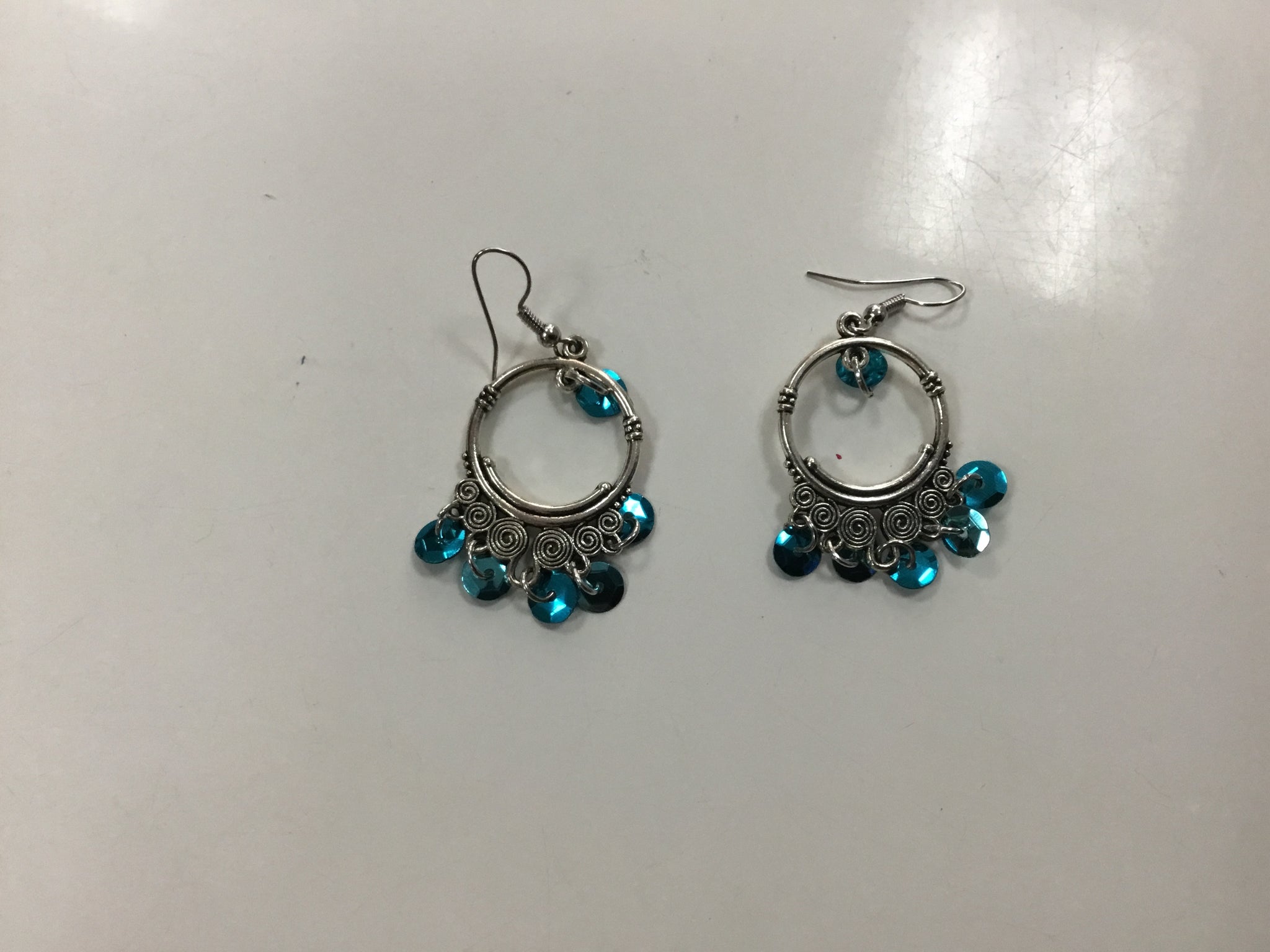 Silver earrings