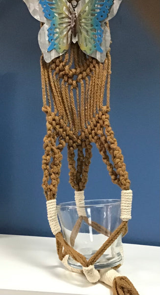 Hanging Butterfly Macrame
