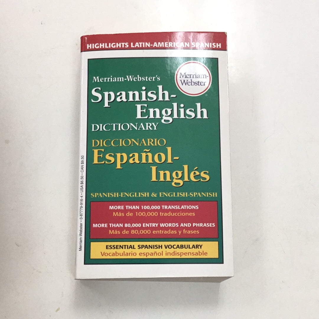 Merriam-Webster’s Spanish to English Dictionary