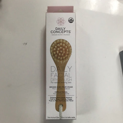 Daily facial dry brush