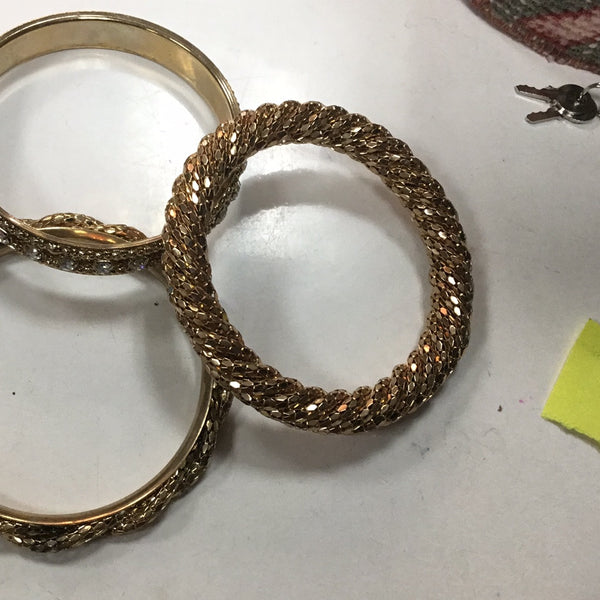 Gold colderd bracelett large