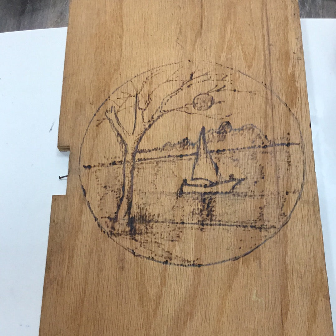 Male Wood Burner Piece