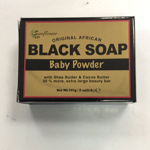 Black soap baby powder