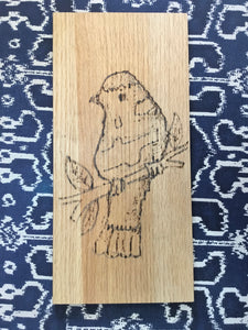 Wood Burnings-Bird