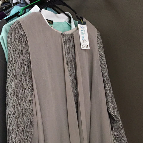 Metallic & Beige Dress