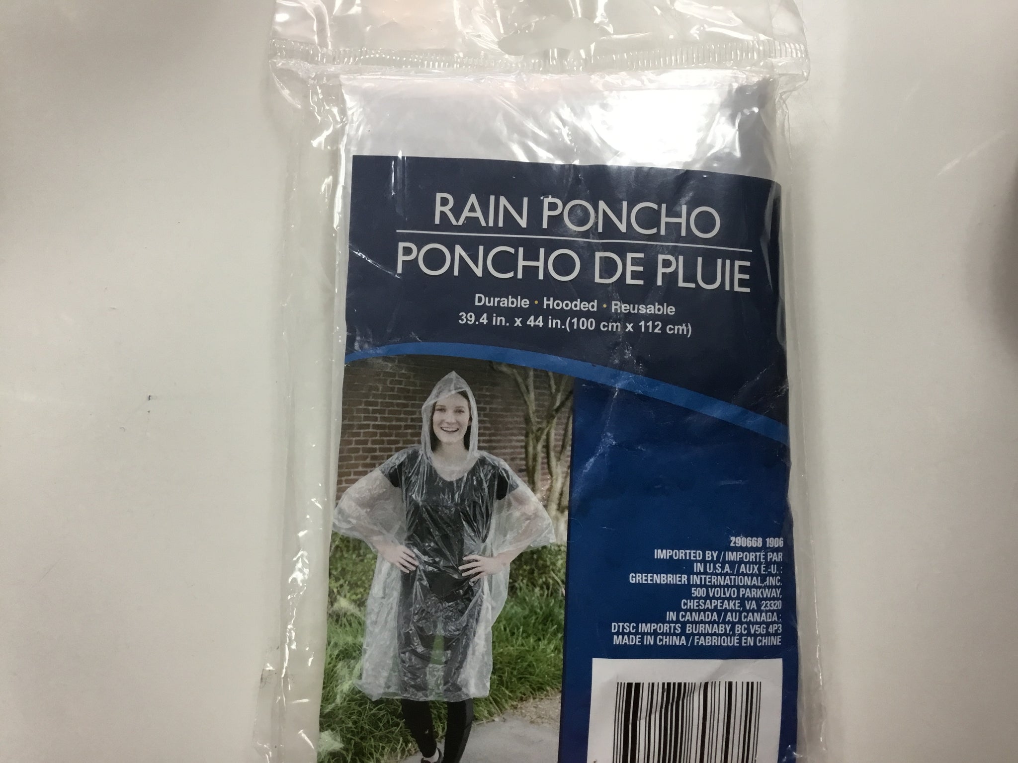 Rain poncho