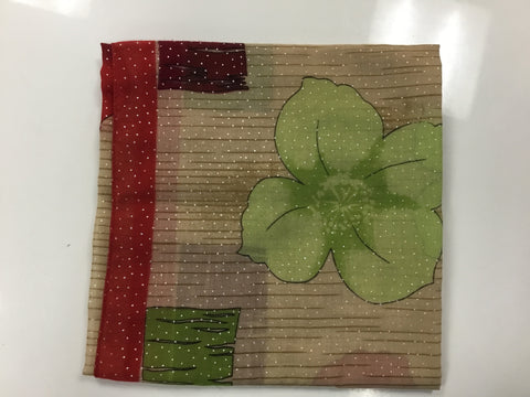 Floral pattern scarf