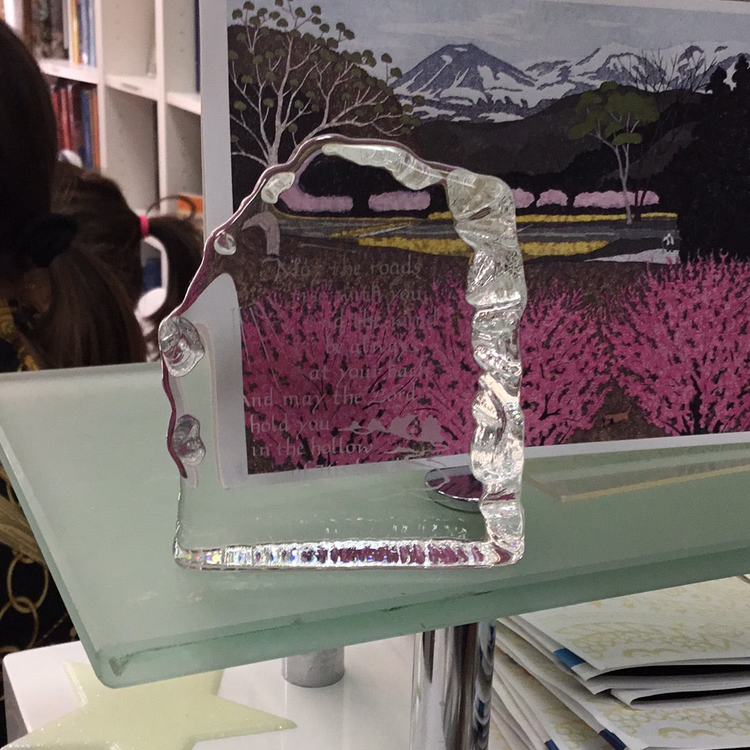 Irish Clear Rock With Quote