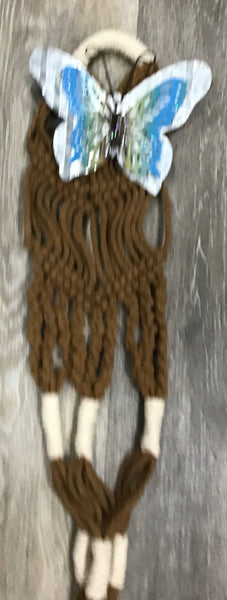 Hanging Butterfly Macrame