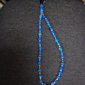 Blue necklace