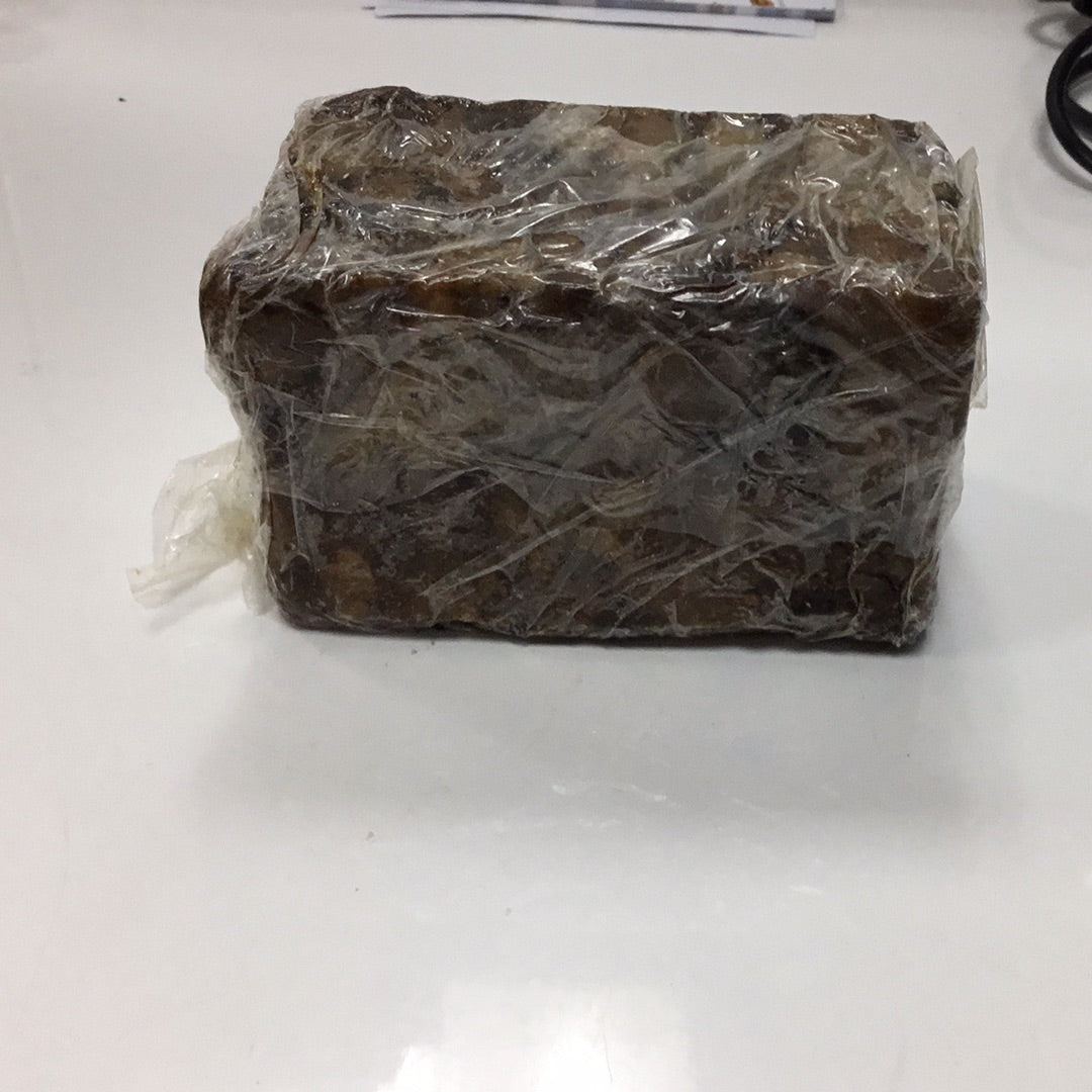 Raw Natural Black Soap Bar- 8 oz.