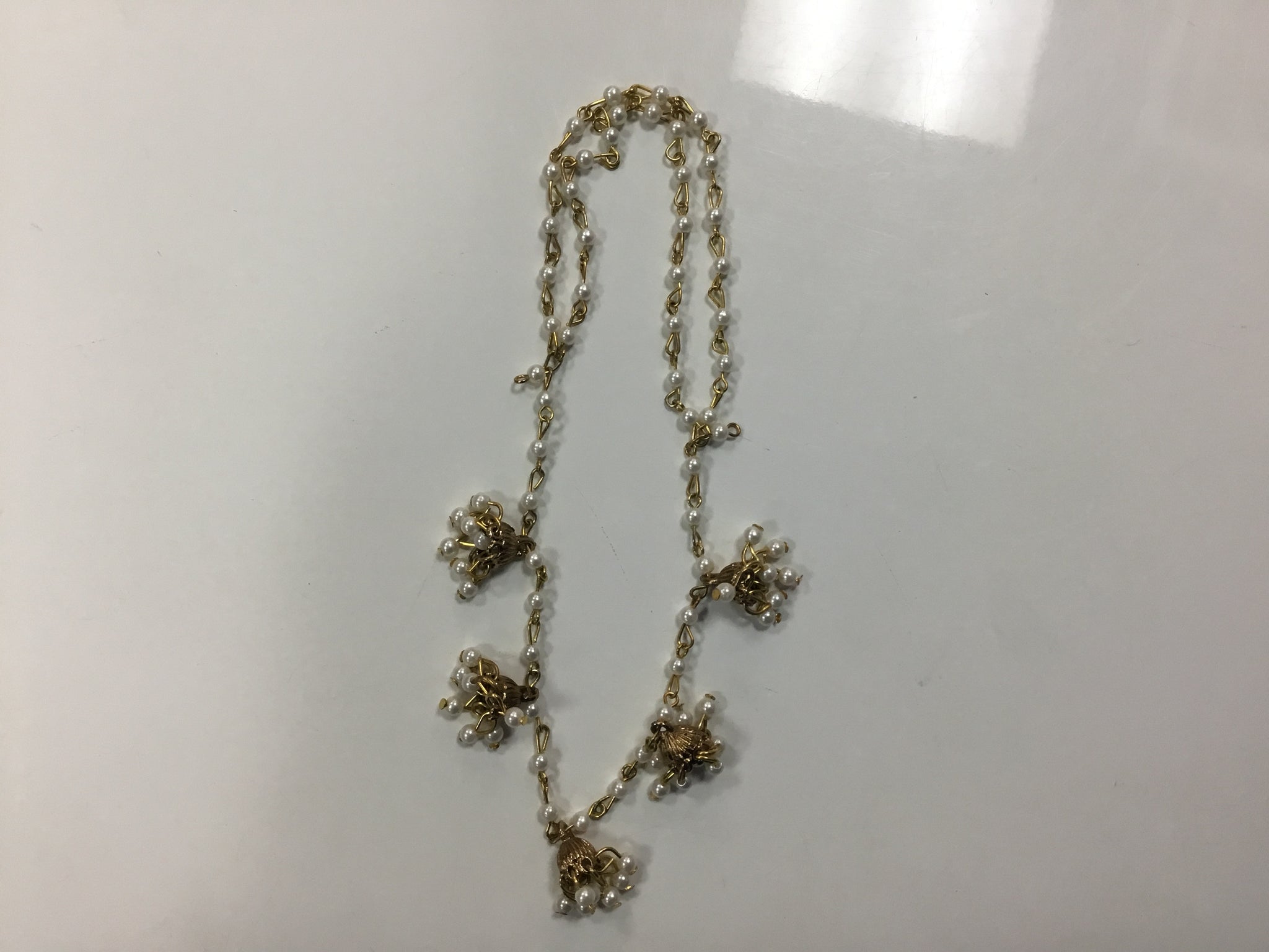 Indian white beaded jewelry