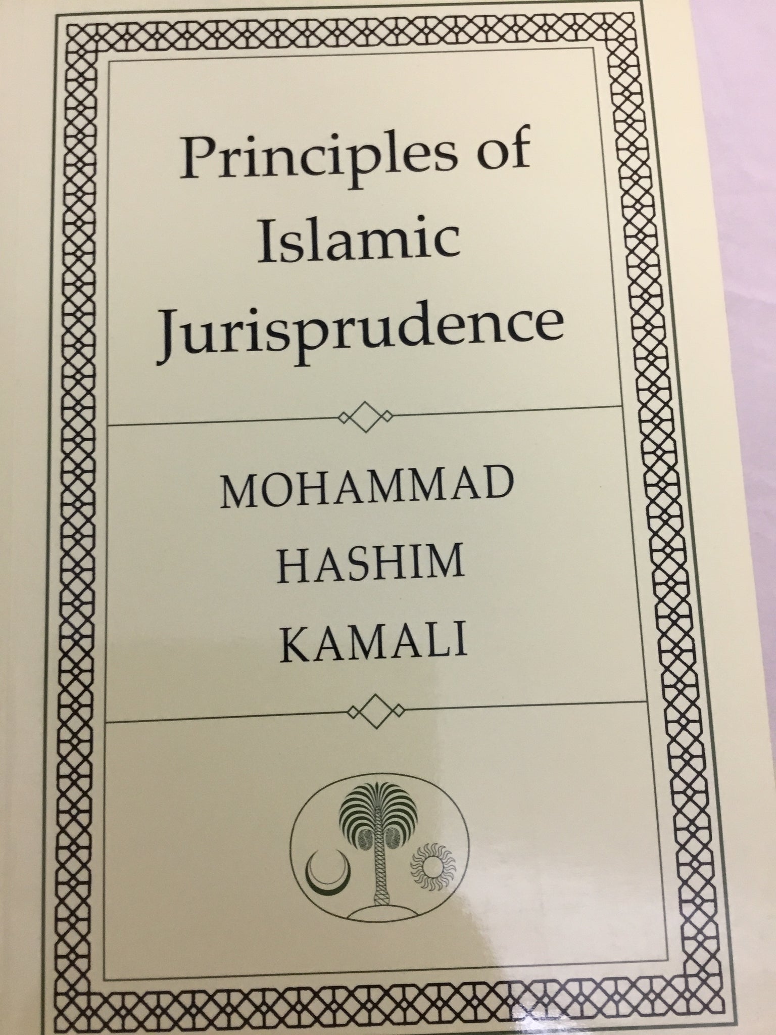 Principles of Islamic Jurisprudence