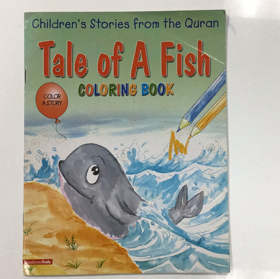 Tale of a fish coloring book