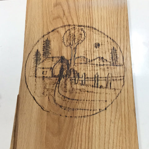 Male Wood Burner Piece