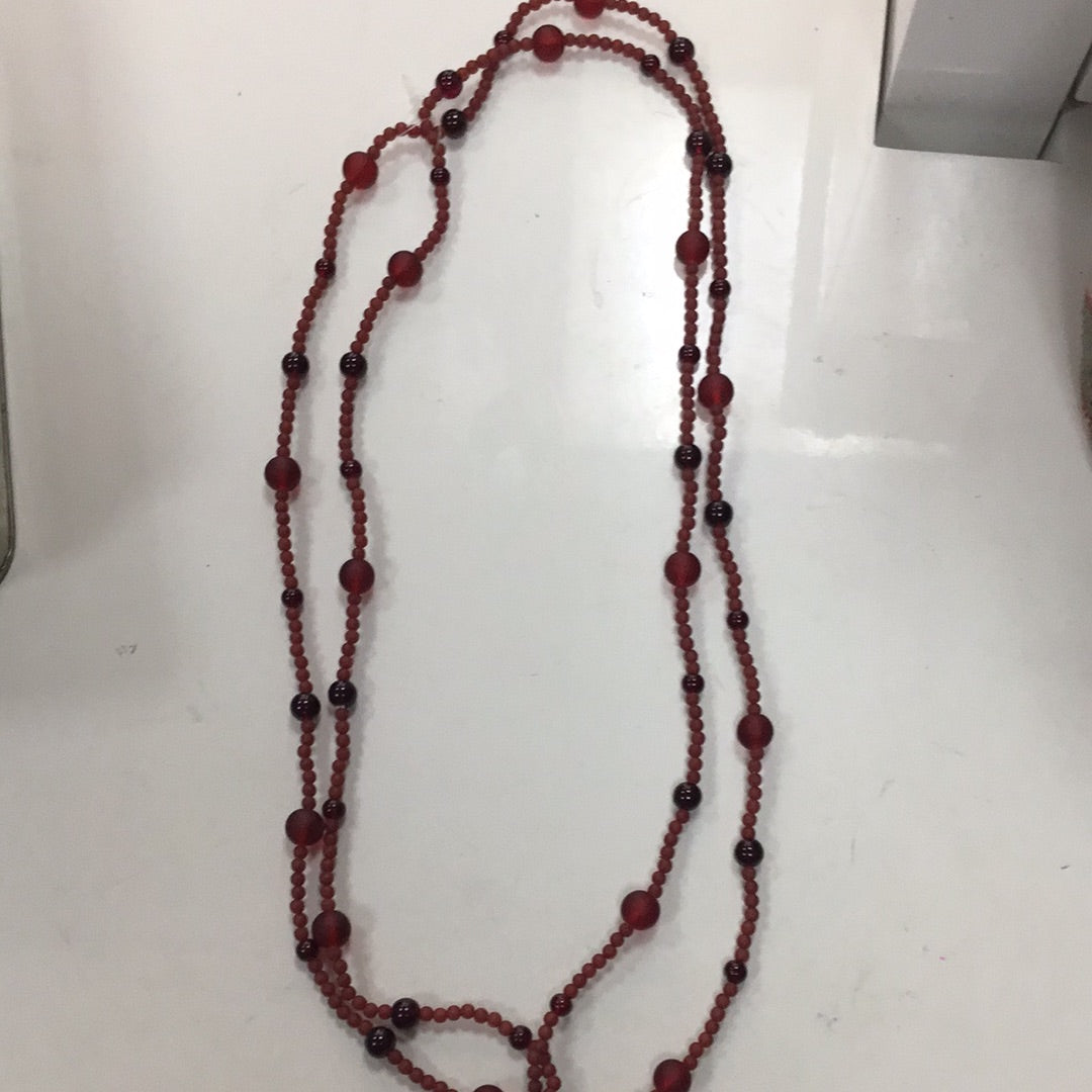 Red Glass Beads