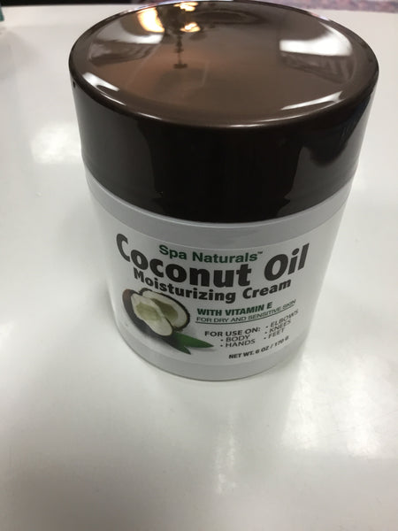 Coconut oil moisturising cream