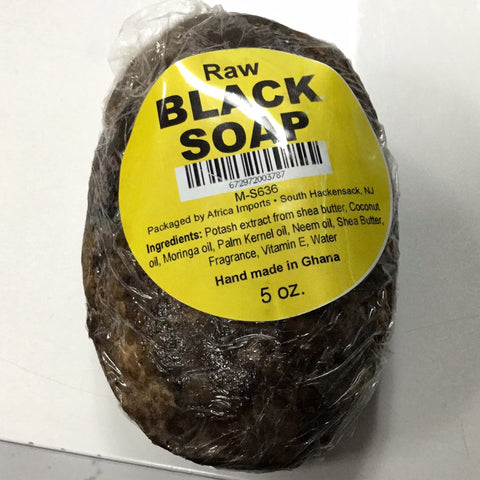 Raw Black Soap