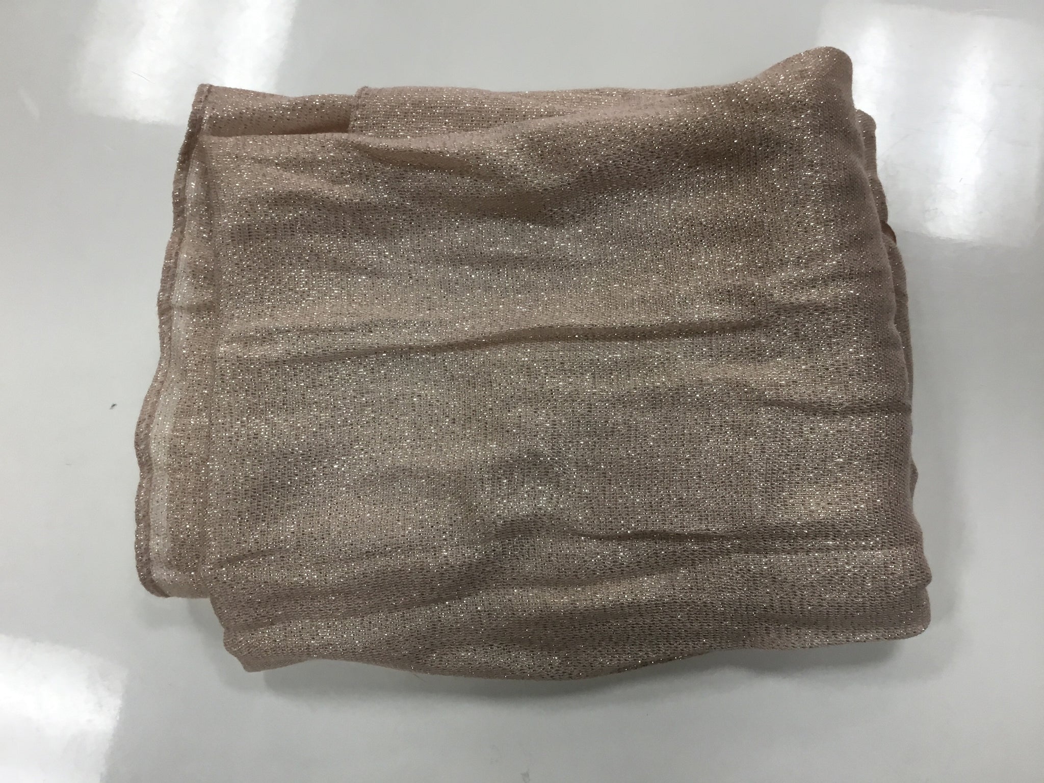 Ivory glittery scarf