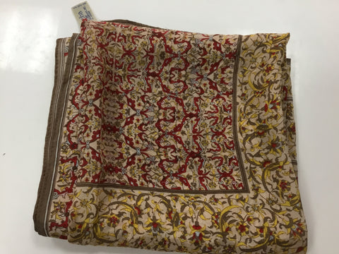 Colourful silk scarf