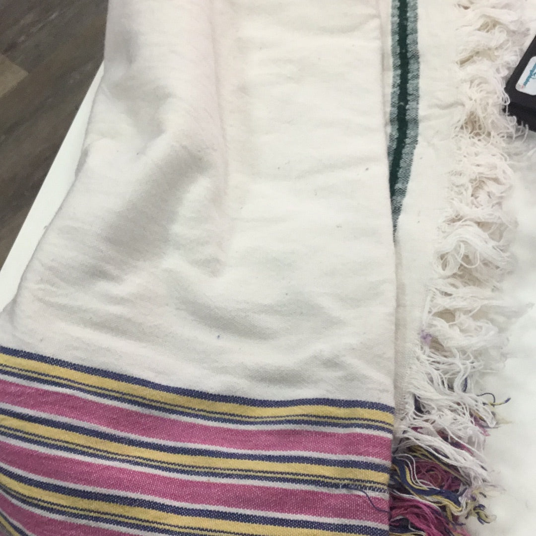 Pink and white cloth