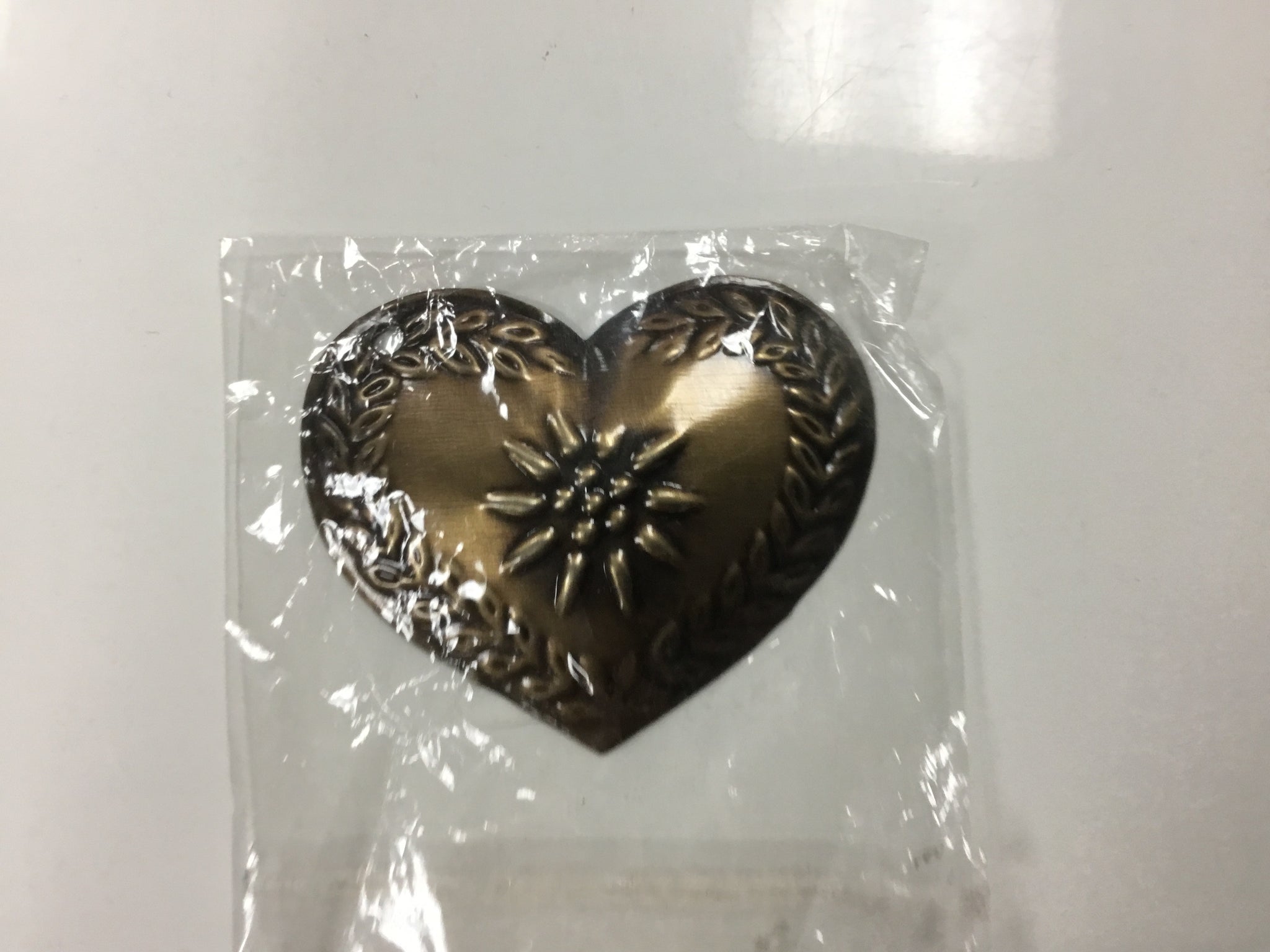 Decorative gold heart