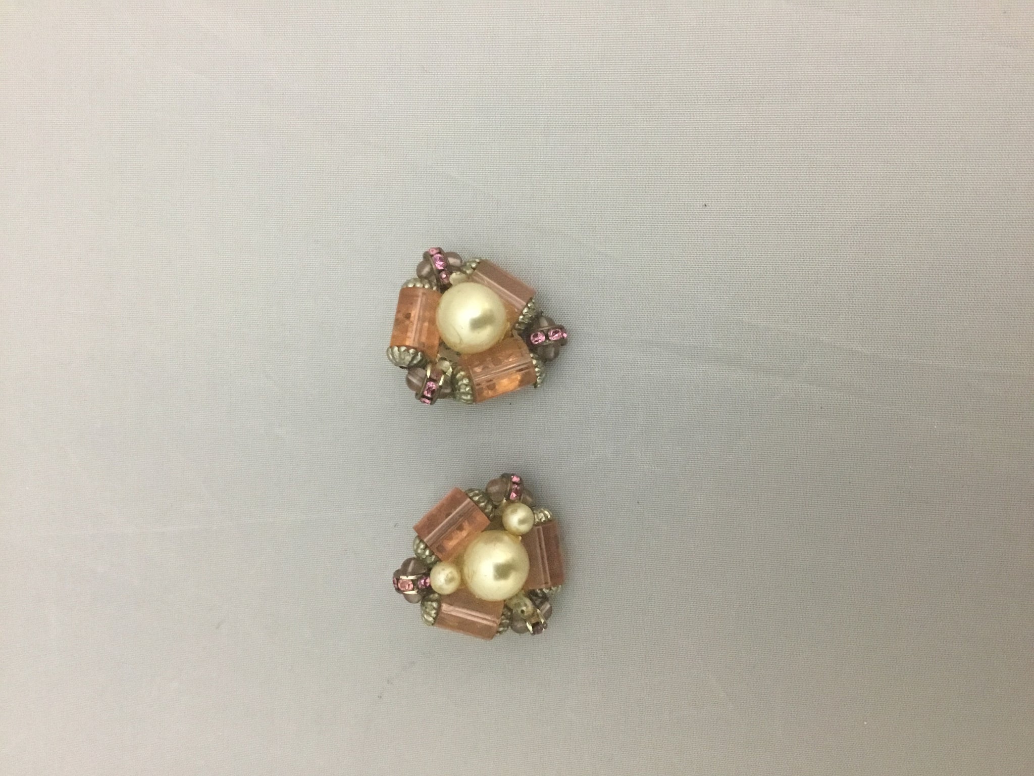Grandma Betty pearl costume earring